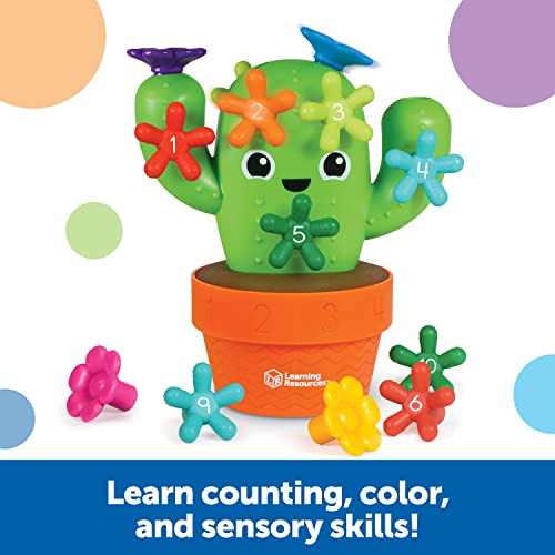 Learning Resources Carlos the Pop & Count Cactus - 16 Pieces, Age 18+ Months Toddler Learning Toys, Preschool Toys, Educational Toys for Kids - Image 5