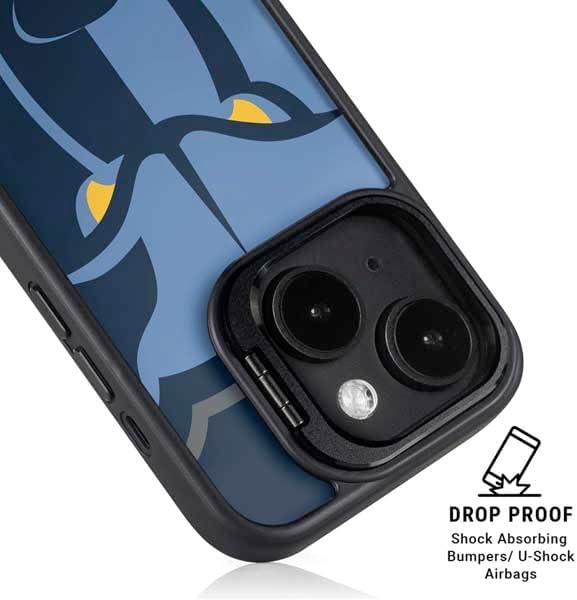Skinit Kickstand Phone Case Compatible with iPhone 15 - Officially Licensed NBA Memphis Grizzlies Large Logo Design
