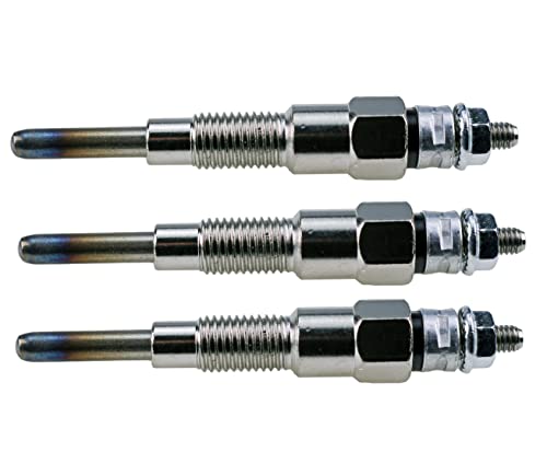Jeenda 3Pcs Glow Plug 16851-65510 16851-65512 Compatible With Kubota D722 D902 D905 D1005 D1105 V1505 V1305 Z482 Rtv900 Rtv1100 Tractor B1700D B1700E Zd326 Zd331 Mower Bx1800D Bx1830D #TOP10