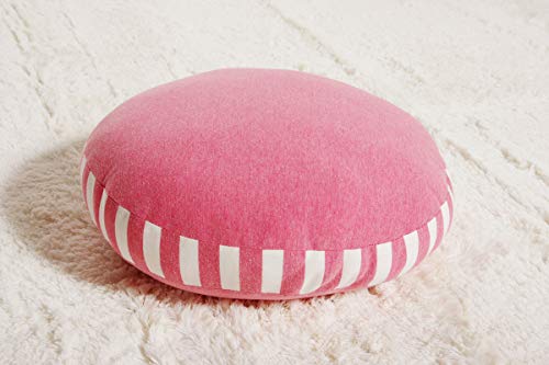 イケヒコ クッション 低反発 無地 円形 セアテ エルマー ピンク 約40cm丸 #9294029