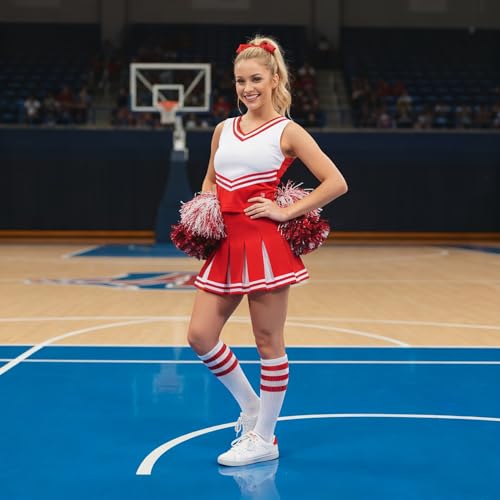 Leotruny Knee High Tube Socks: Over the Calf Socks for Women and Men - Retro Striped Athletic Socks3