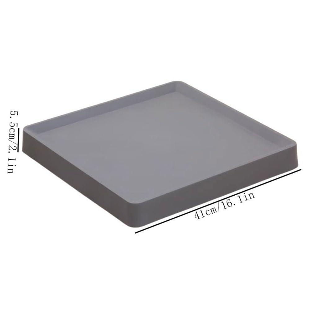 Versatile Vassoio raccogligocce for Piante rotolante 16,1 in sottovasi con Ruote(Bianco)