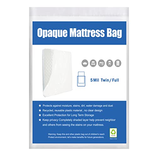 2-Pack HOMEIDEAS Mattress Bags (Twin/Full) Heavy Duty