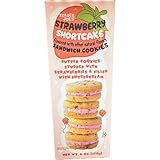 Generic Trader Joe's Strawberry Shortcake Sandwich Cookies, 6 oz (Pack of 1)