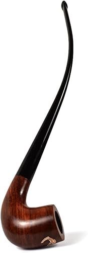 Miniatura 3 de Pipa de fumar tabaco larga de 10.2' - (10.2 in) para filtro de 0.354 in. Vikings, Valhalla Envío en todo el mundo., Marrón