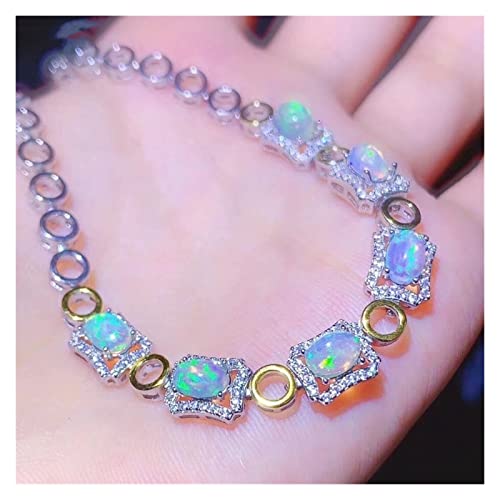 Bague opale naturelle argent 925 fait main le cadeau idéal pour marquer l'anniversaire d'une fille