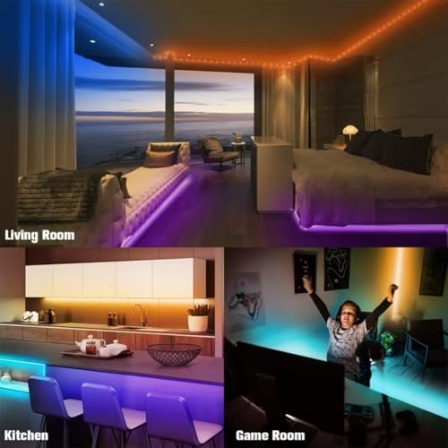 Tira LED flexible RGB 5M USB con atenuador y control miniatura 7