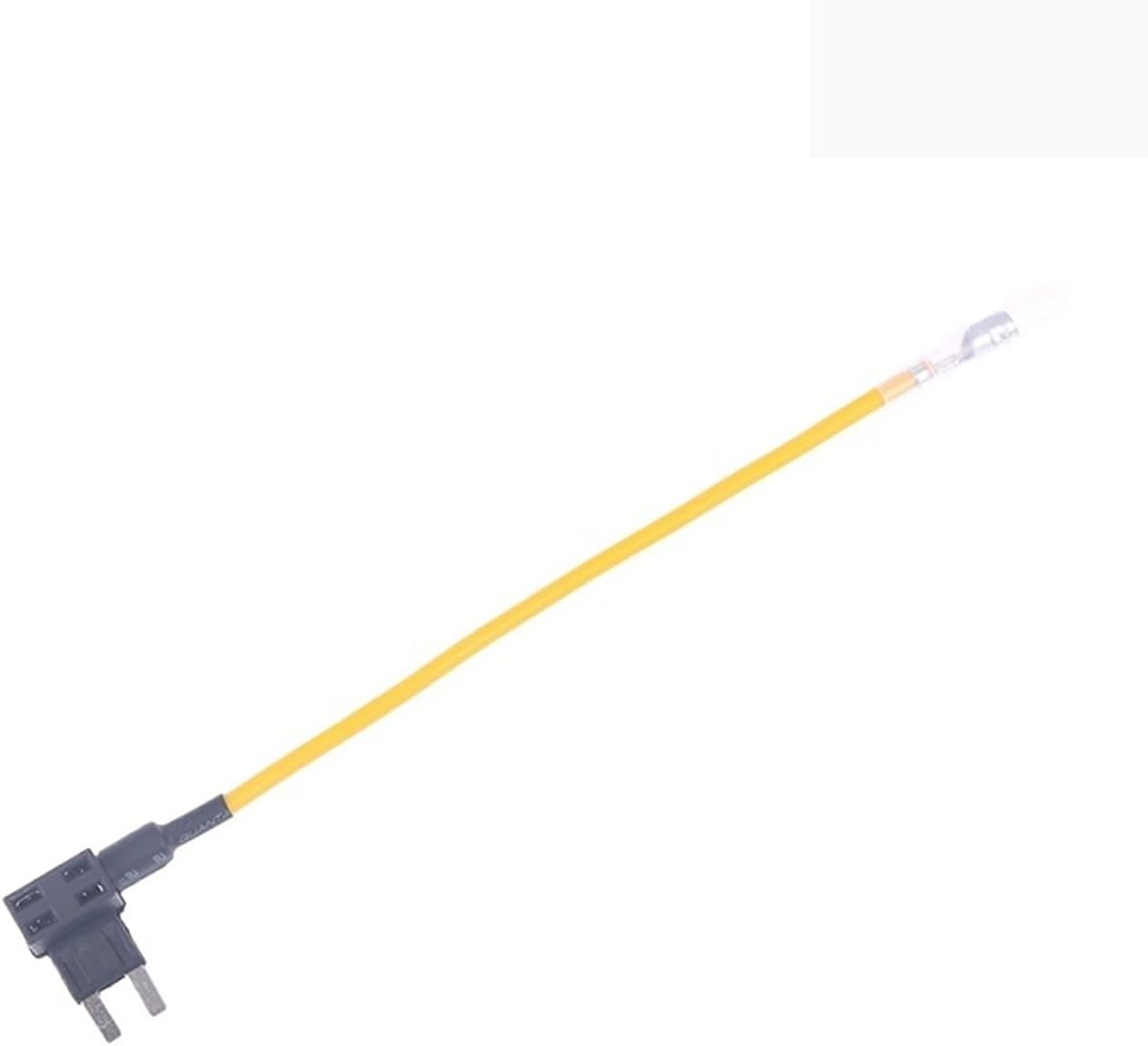 12V Fuse Holder Add-a-circuit TAP Adapter Standard ATM APM Blade with 10A Car yellow line(M2)