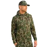 Nomad Men's Axe Camo Hoodie, Performance Hunting Sweatshirt, Mossy Oak Greenleaf, X-Large
