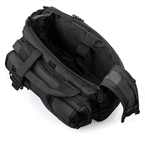 Sealantic Tactical Gun Range Bag,Pistol Shooting Duffle Bag,Padded Shooting Range Bag,Pistol Cases,for Firearm Accessories Storage Handguns and Ammo