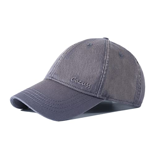 CACUSS Coton Casquette de Baseball Ajustable Boucle en Metal Casquettes Classique pour en Plein air Sportive Voyages Trucker pour Hommes & Femmes Cover