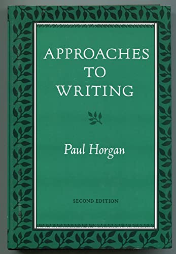 Approaches to Writing 0819552100 Book Cover
