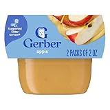 Gerber Apple Puree Baby Food, 2 Oz, 2 Ct