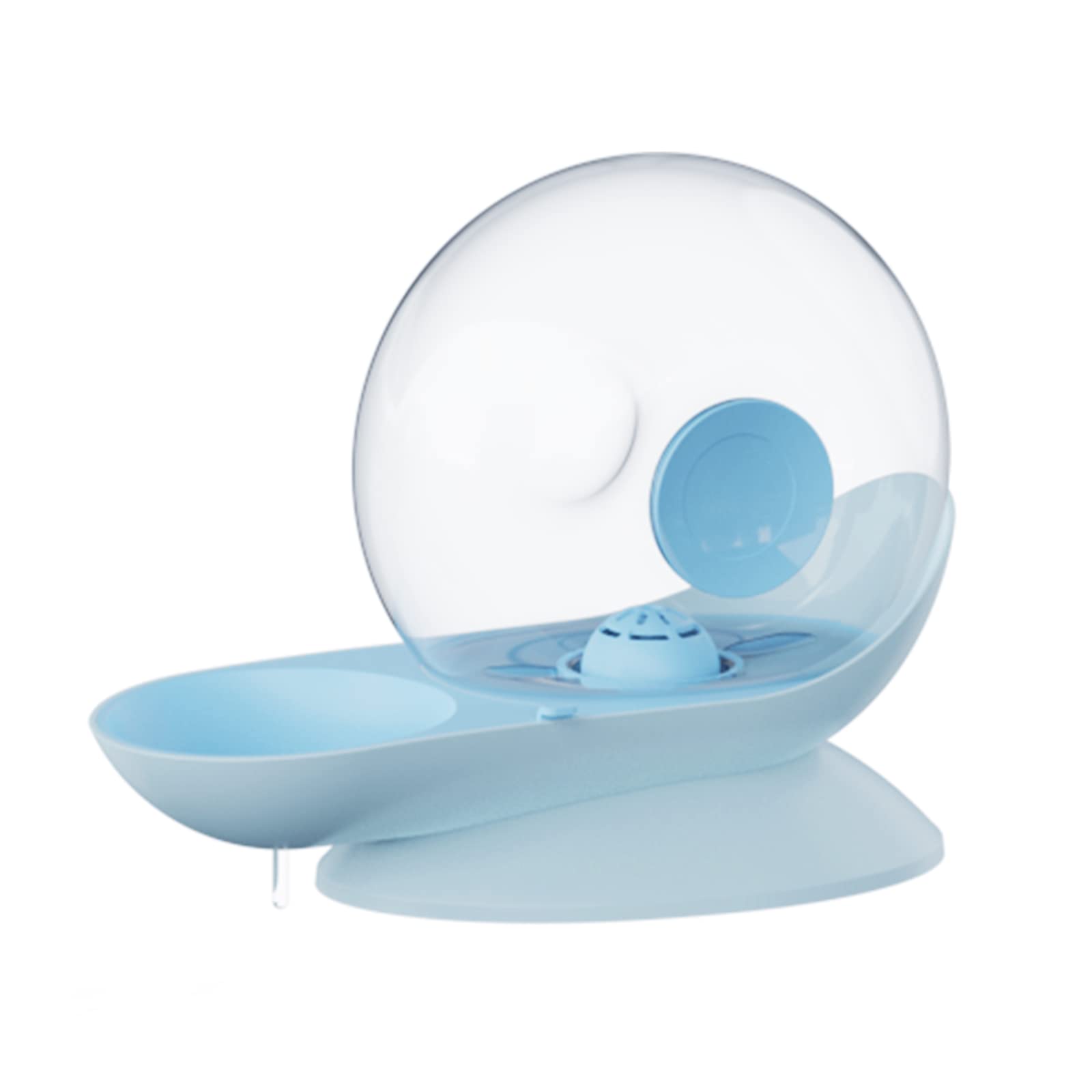 OldPAPA Dispensador de agua, Botella de agua para Perro Portátil 2800ml Bebedero Gato, Cuenco de Botella de Bebida de Viaje para Perros, Gato, Agua Potable, Viajes, Azul