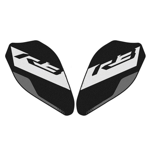 Per Yamaha YZFR3 YZF R3 YZF-R3 2019 2020 2021 2022, adesivi laterali per serbatoio carburante, protezioni serbatoio benzina, tamponi di trazione