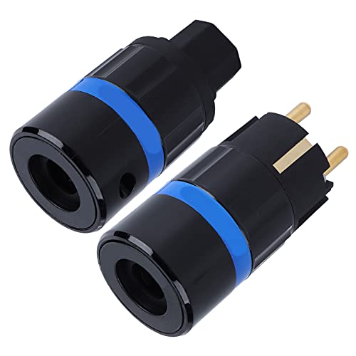 PRAV-Power-Connector-Plug-Plug-and-Play-Durable-HiFi-GoldPlated-for-Visual-Equipment-for-AppliancesE104GF104G-MaleFemale