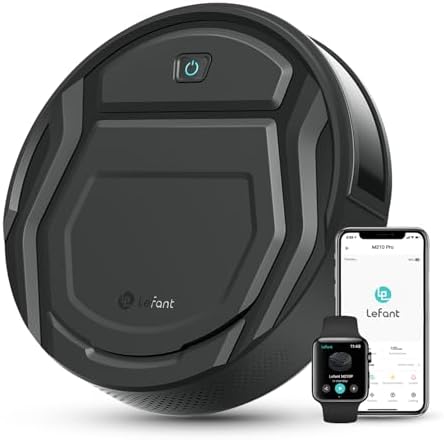 Lefant M210P Robot Vacuum, Powerful Suction, Quiet, Ultra-Slim, 120 Mins Runtime, Self-Charging Robotic Vacuum Cleaner, WiFi/App/Alexa Control, Ideal for Pet Hair & Hard Floors