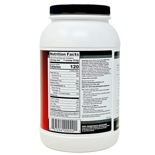 Beverly International UMP Protein Powder, Chocolate. Unique Whey-Casein Ratio Builds Lean Muscle. Easy to Digest. No Bloat. (32.8 oz) 2lb .8 oz - Image 4
