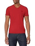 Superdry Herren Vintage Logo Emb Vee Tee, Wanderung rot meliert, Groß