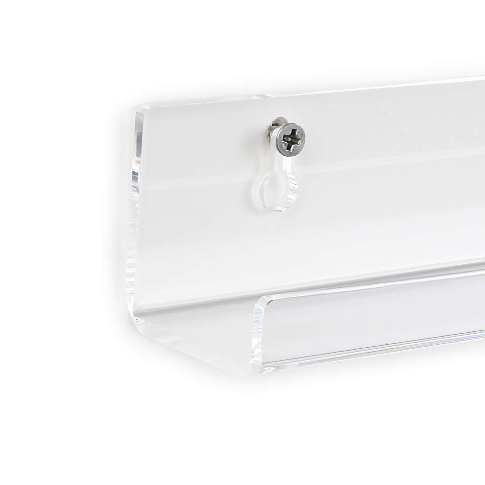 Acryl Schallplatten Regal - Vinyl Aufbewahrung Transparent 35x33x16cm