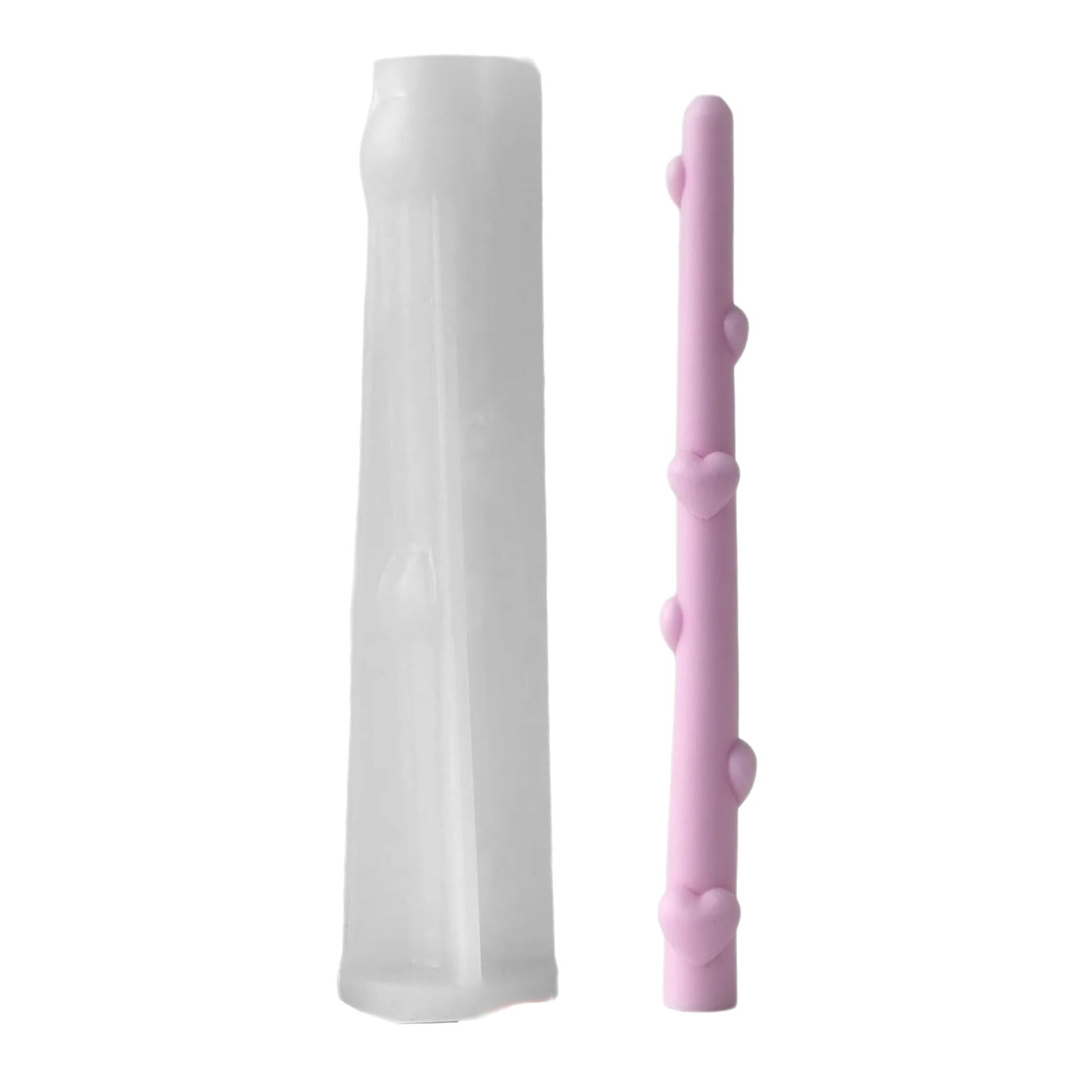 Zxfdsfdbnm Multipurpose Silicone in Heart Shape for Soap Chocolate and Various Craft Supplies Making