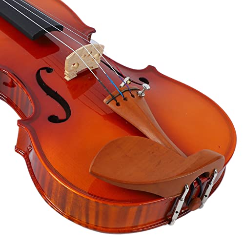 Violino, Violino Aston Villa Instrumento Musical Acústico Durável de Madeira Maciça para Violino Ini
