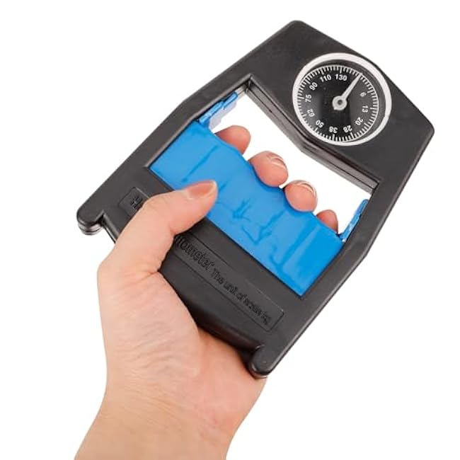 Hand Dynamometer Grip Strength Tester Trainer Finger Exerciser Muscle Training Ergonomic Hand Grip Strengthener Sport Home School Use