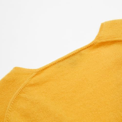 Image of EURKEA Women's V Neck 100% Cashmere Sweater, Long Sleeve Pullover, Winter Top for Women, Gifts Ready