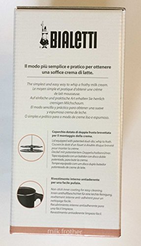 Bialetti Cremeira Alumínio 1L, 6 xícaras