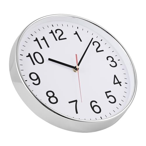 Horloges murales silencieuses à quartz Plumeet 40,6 cm sans tic-tac