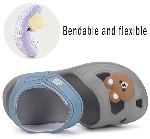 Sandale Kinder Sandalen Kleinkind Schuhe Sommerschuhe Laufen Urlaub Strand, Grau, 20/21 EU, Etiketten 130