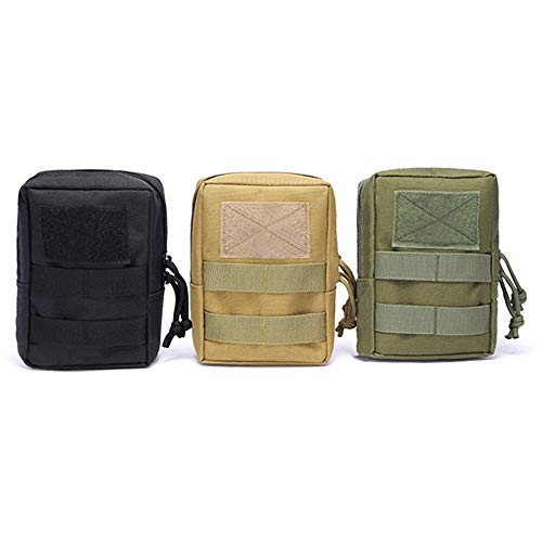 Andoer Bolsa de esportes ao ar livre bolsa suspensa cintura molle cinto bolsa bolsa bolsa telefone b