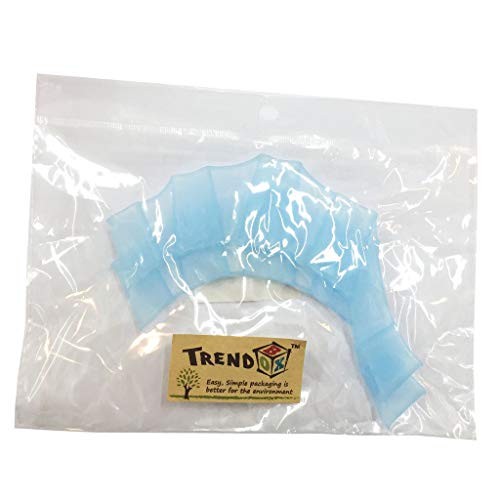 Trendbox 1 Pair- M Size Swim Swimming Soft Silicone Gear Paddle Fins Fingers Hand Palm Webbed Flippers Training Gloves Water Resistance #TOP7