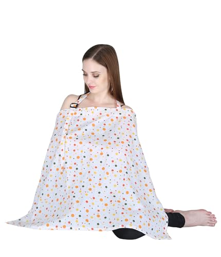 Image of Switchon Feeding Apron Cover Maternity Cover 100% Cotton Maternity Breastfeeding Multipurpose for Mothers