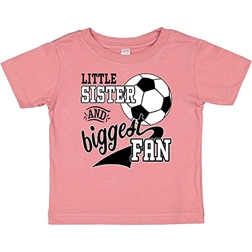 inktastic Little Sister and Biggest Fan- Soccer Player Baby T-Shirt
