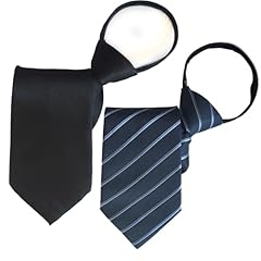 Solid Black, Blue Striped