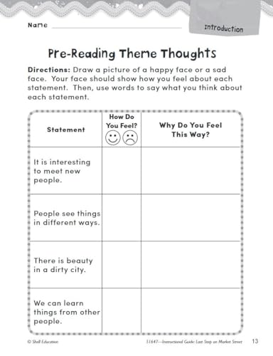 Last Stop on Market Street: An Instructional Guide for Literature - Novel Study Guide for Elementary School Literature with Close Reading and Writing Activities (Great Works Classroom Resource) - Image 5