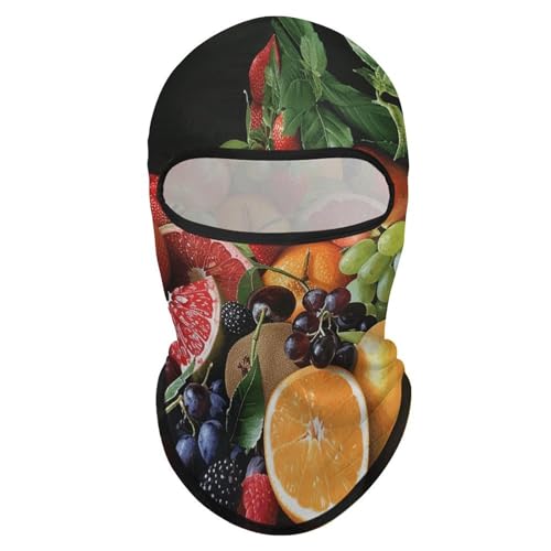 Balaclava para hombres, máscara para mujeres con diseño de frutas frescas para cubrir todo el rostro para ciclismo miniatura 7