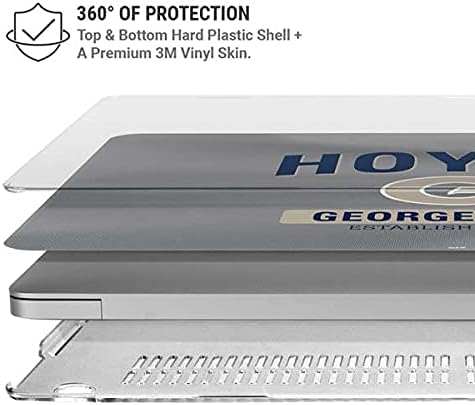 Skinit Case + Skin Compatible with MacBook Air 13in (2020) - Officially Licensed Georgetown Established 1789 Design