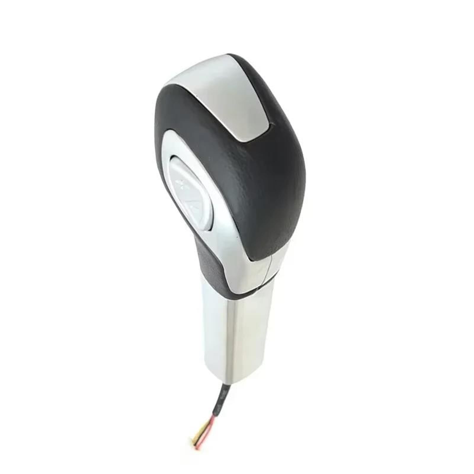 Fhuwaz For Fiesta Mk7 Car Gear Knob For Focus For Kuga For Mondeo For Ecosport Fiesta 2013-2018 Car Automatic Gear Stick Shift Knob Shifter Lever Head Black Silver(For Fiesta Mk7)