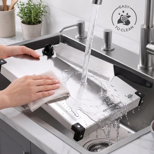 ALEXO REALTORS Stainless Steel Cutting Board with Knife - Image 5