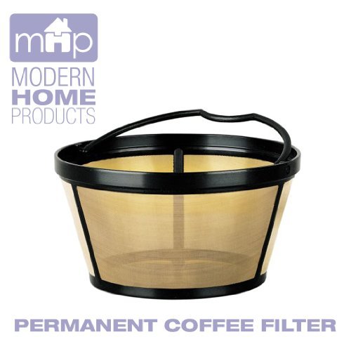 Permanent BasketStyle Gold Tone Coffee Filter Designed for Mr. Coffee