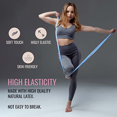 Image of Durafit Resistance Bands | Home Workout | Unisex | Toning | Exercise & Stretching | Mini Loop Bands | Pack of Multi-Color Bands (Exercise Band-B4-Pack of 2)