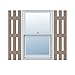 Ekena Millwork LS3C12X08200WI Custom Three Board Spaced (3 Batten), Board-n-BattenShutter (Per Pair)12"W x 82"HWicker