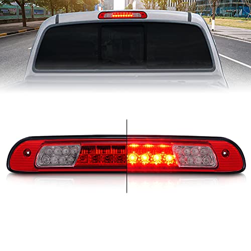 Amerilite Red/Clear Led High Mount Stop Cargo 3Rd Brake Lights For Toyota Tundra #TOP2