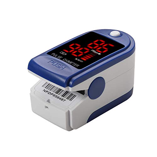 Contec Finger Tip Pulse Oximeter - Blood Oxygen Saturation (Spo2) And Pulse Rate Monitor - Portable Led Display #TOP4