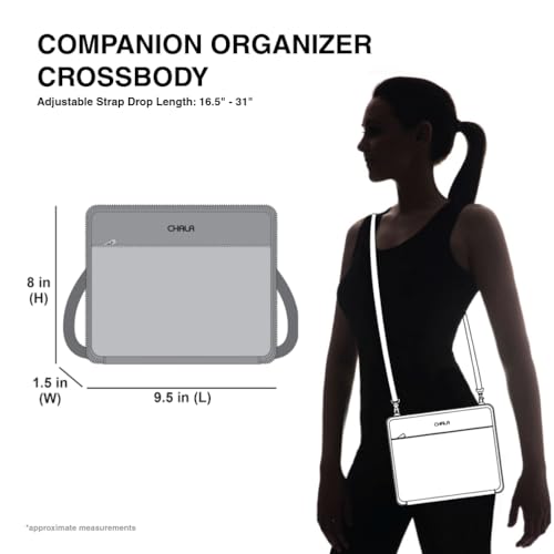 Image of CHALA Companion Organizer Crossbody with Adjustable Strap and Built-In Wallet | Adjustable Strap