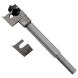 Young Wolf Verstellbarer Flachfräsbohrer 2er-Set