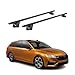 Produktbild OMAC Dachträger Grundtäger kompatibel mit Skoda Octavia mk4 Kombi 2020-2025 Aluminium ABE 100kg Schwarz 2tlg Geschlossene Reling für Fahrradträger, Dachboxen, Skiträger Schwerlast-Abschließbar