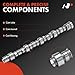 A-Premium Engine Camshaft Compatible with Chrysler Cirrus 2000, Neon 2000-2002 & Dodge Neon 1996-2005, Stratus 1996-2000 & Plymouth Breeze 1996-2000, Neon 1996-2001, Replace# 4777128